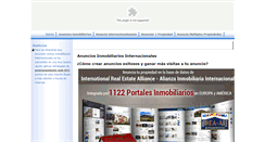 Desktop Screenshot of anunciosinmobiliariosinternacionales.info